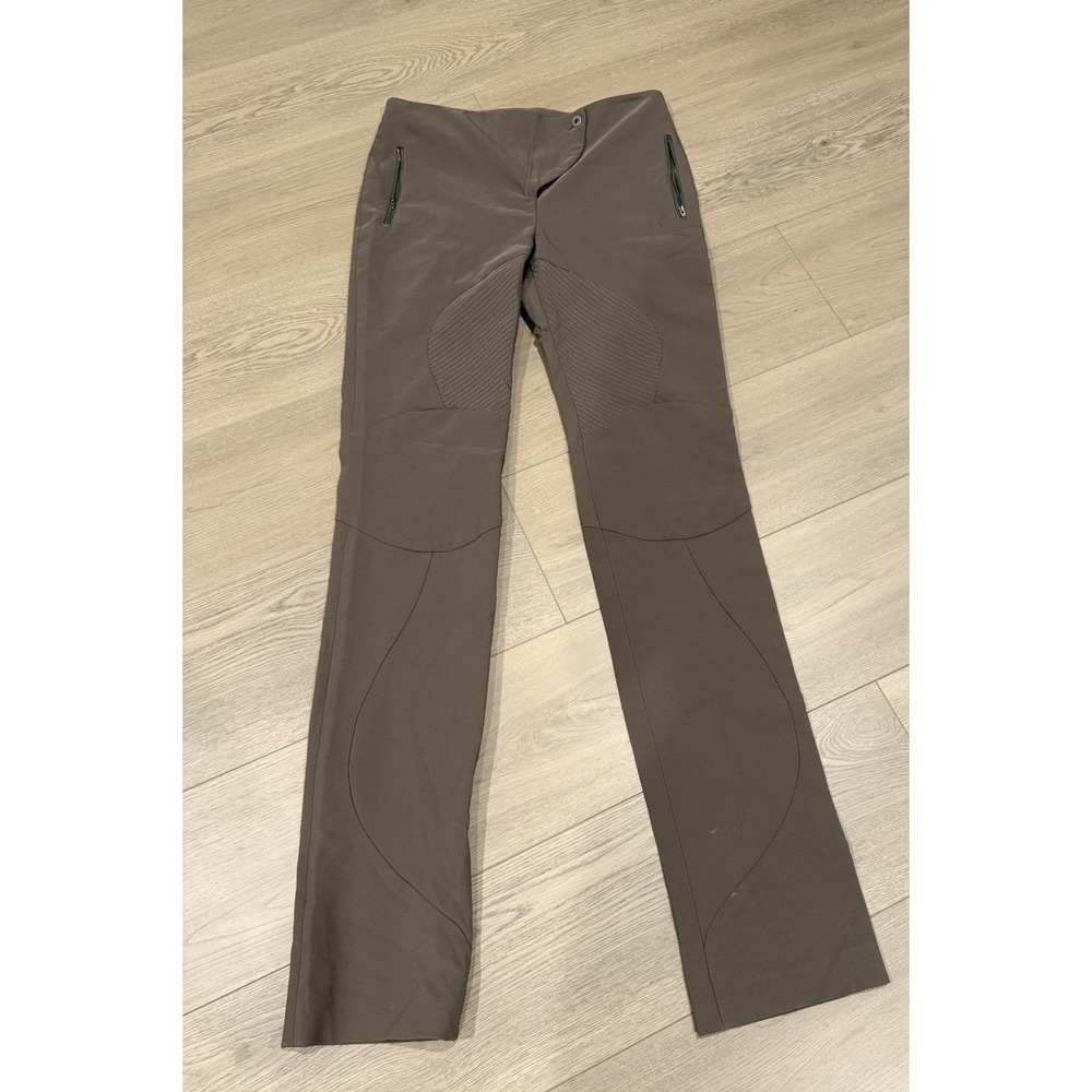 Stella McCartney Archive 2004 Equestrian Knee Patch Pants IT 44 US 8 Taupe Italy
